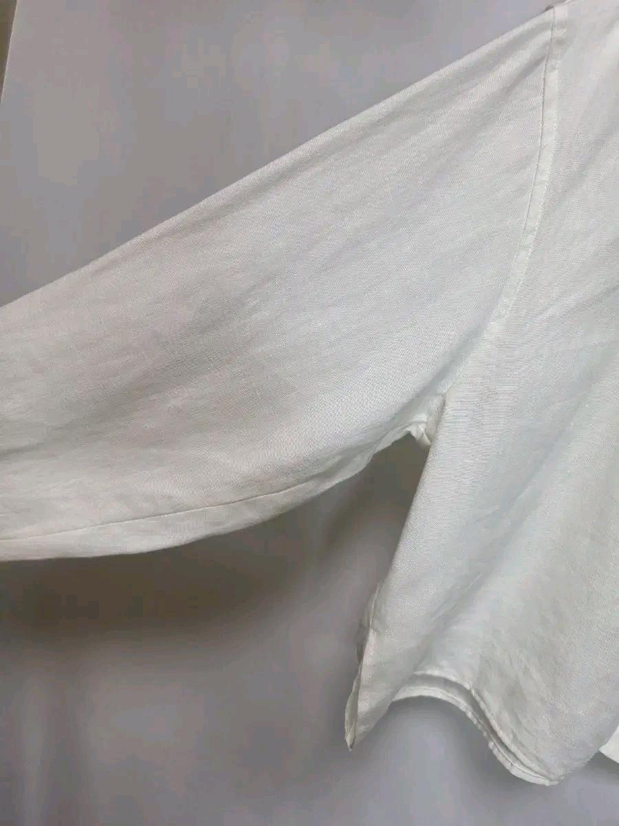 린넨 백스트랩 패치 포켓 셔츠 5