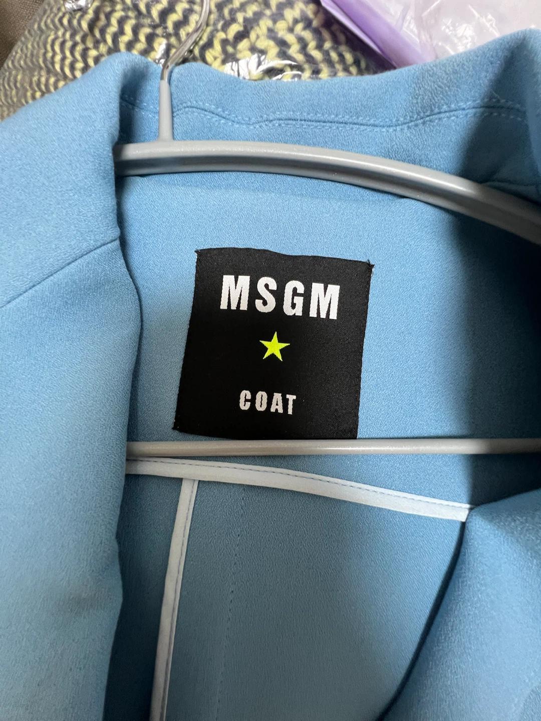 MSGM 코트 하늘색 40 엠에스지엠 4