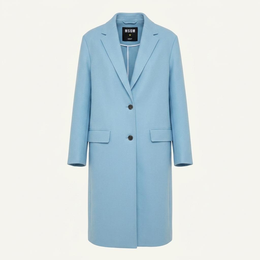 MSGM 코트 하늘색 40 엠에스지엠 1