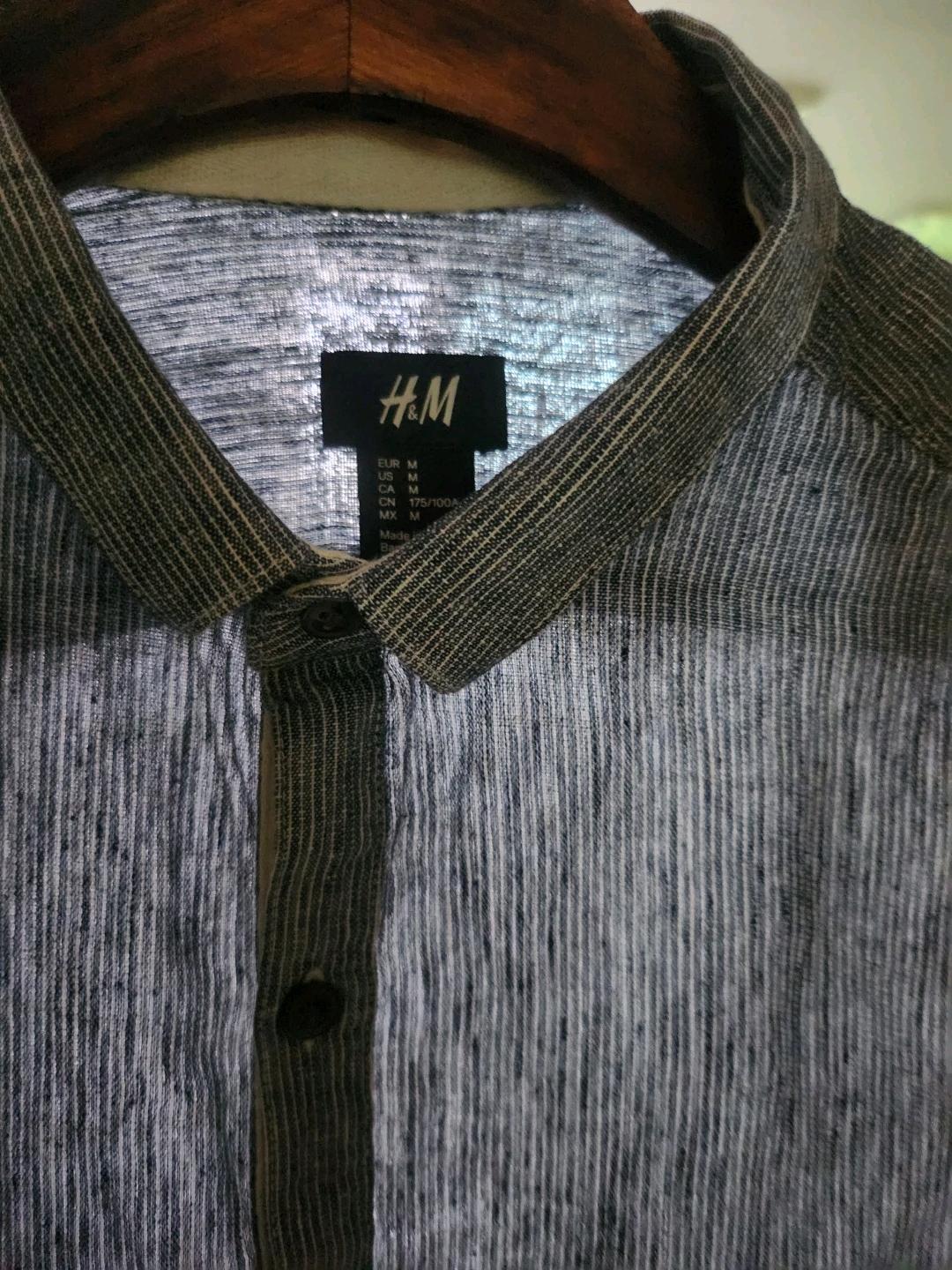 H&M 남성 린넨셔츠 M 4