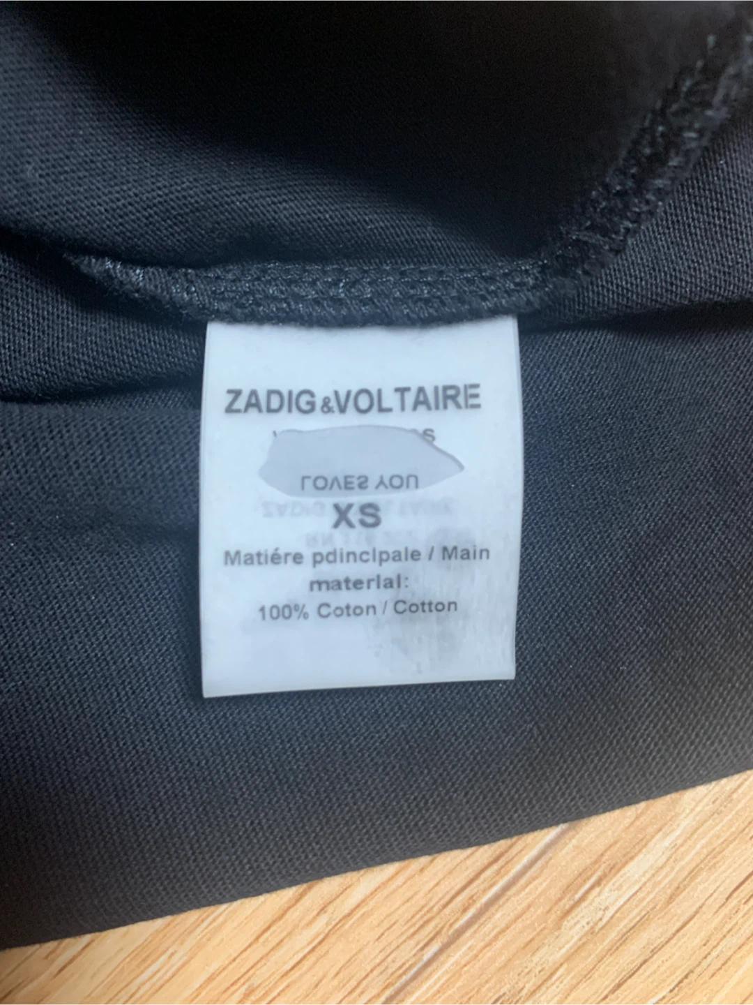 ZADIG&VOLTAIRE 블랙 스컬 펑크 티셔츠 6