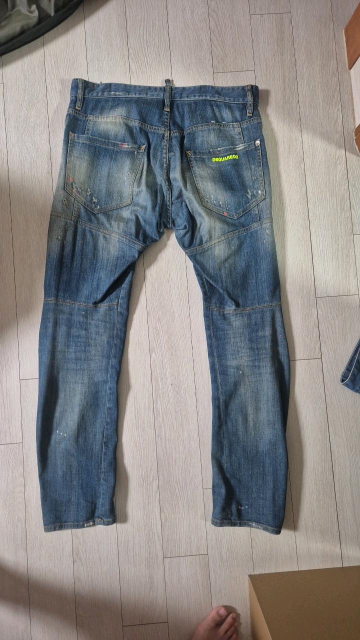 디스퀘어드2 페인팅 워싱 데님 팬츠 6