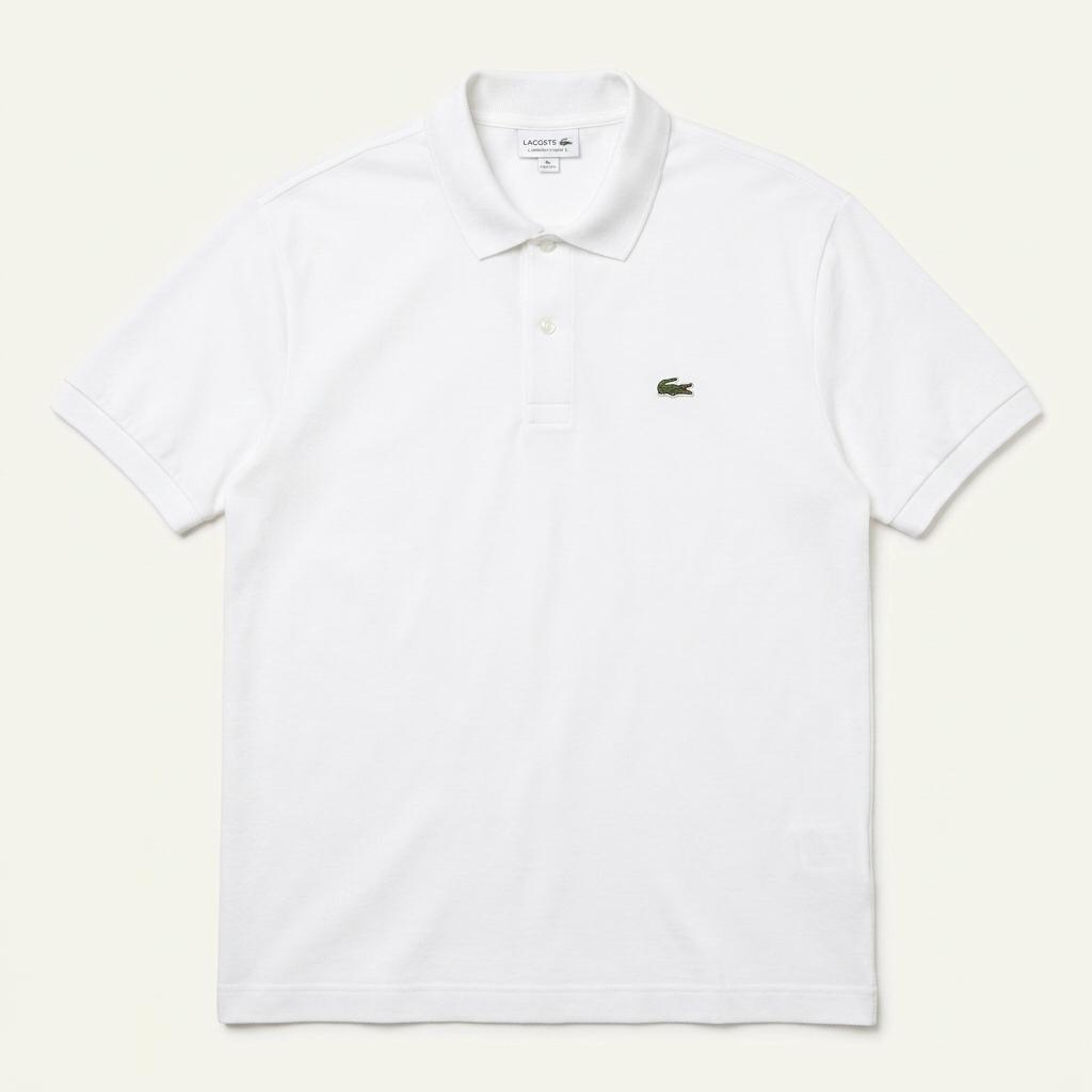 XL 라코스테 화이트 카라 반팔티 1