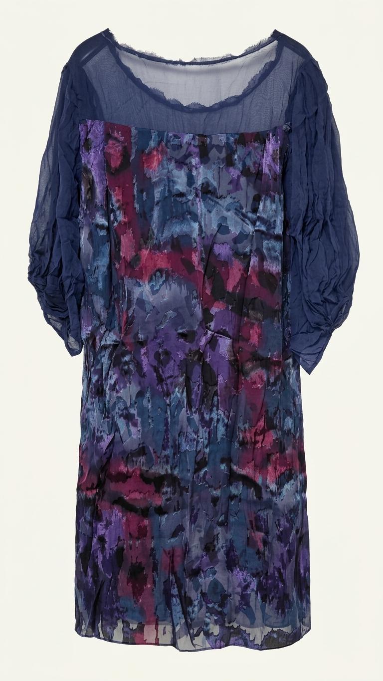 DVF 다이안본퍼스텐버그 실크 혼방 롱원피스 1