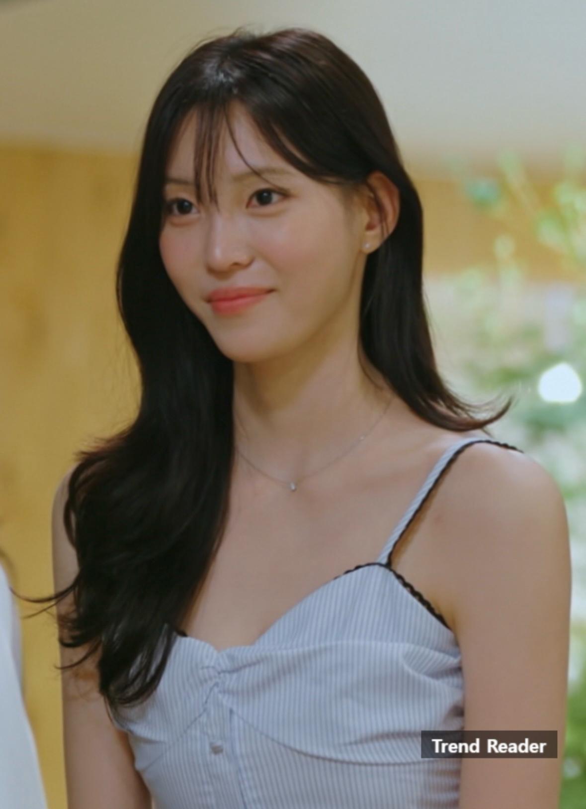 자라 환연 현지 착용 스트라이프 롱 원피스 3