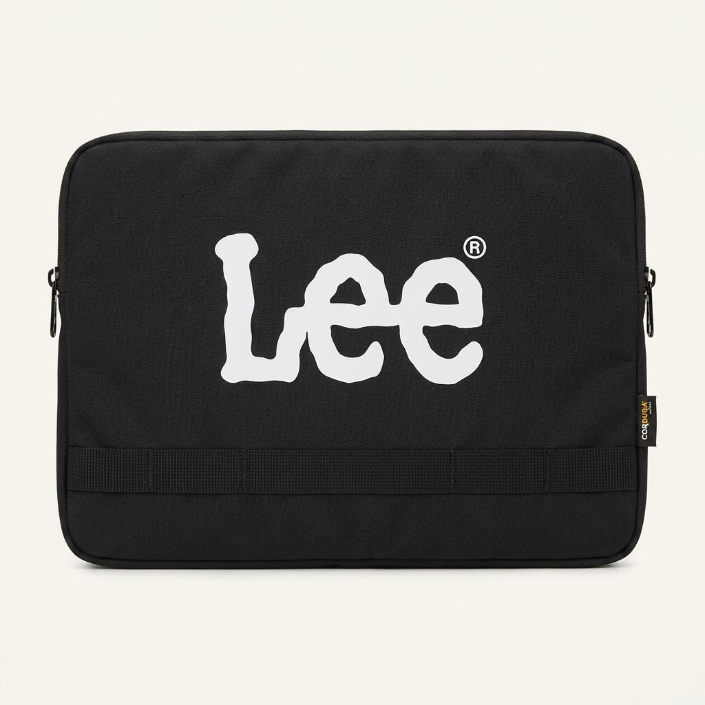 리 LEE 코듀라 로고 노트북 파우치 블랙 1