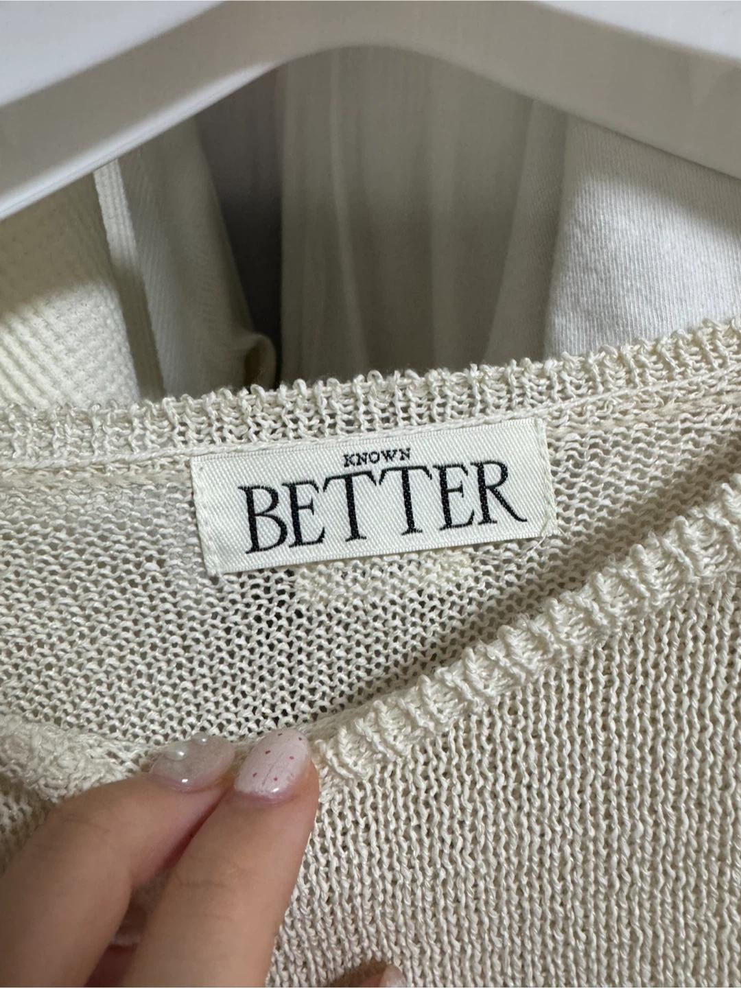 노운베러 loose-fit paper knit(cream beige) 10