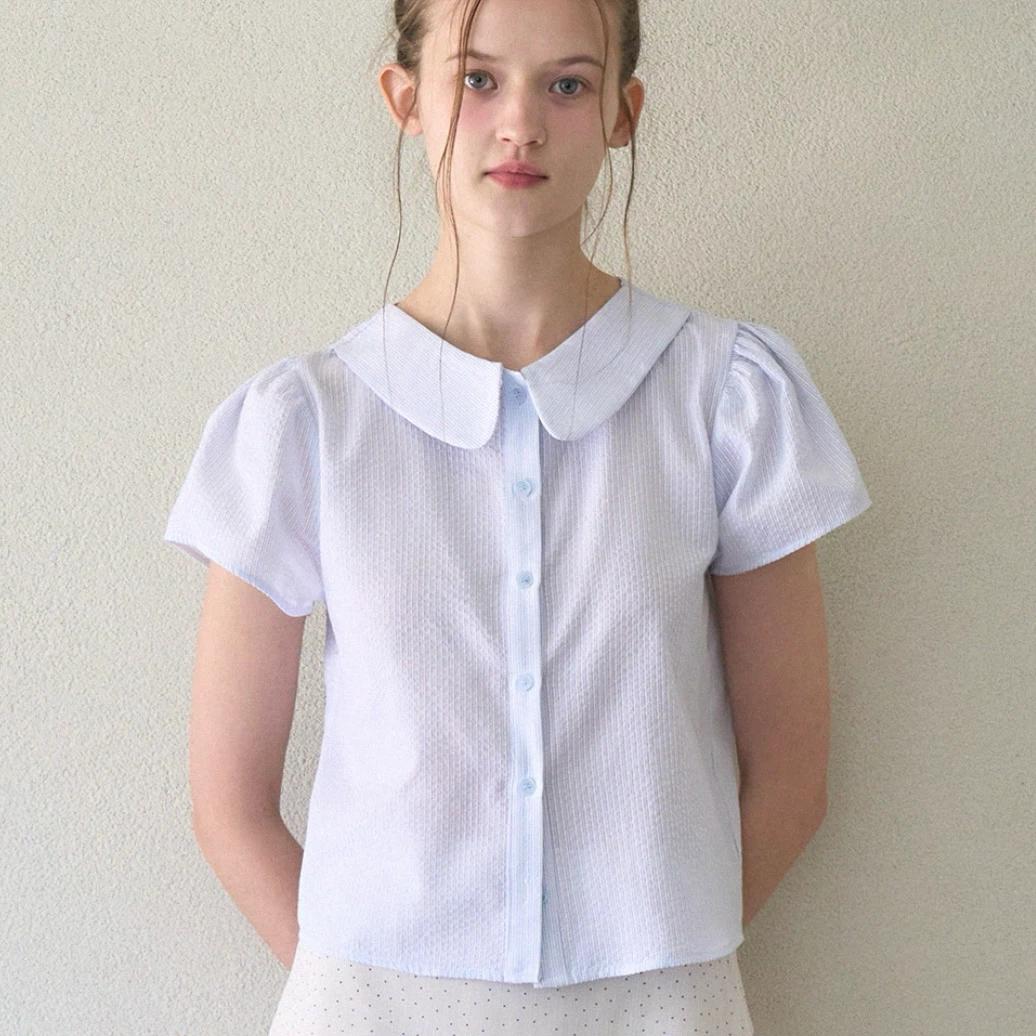 헤인트 cosmo collar puff sleeve blouse 4