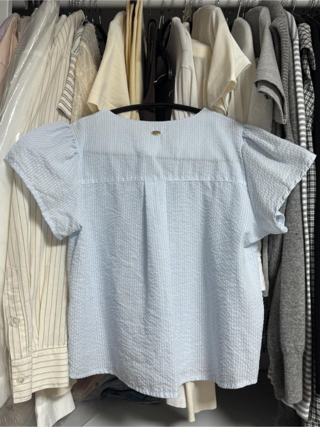 헤인트 cosmo collar puff sleeve blouse 9