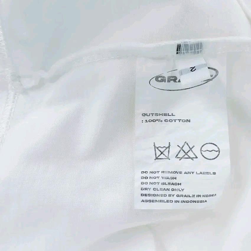 그레일즈 남성 여름 프린팅 소매자수 반팔티 화이트2 (HU45675) 6