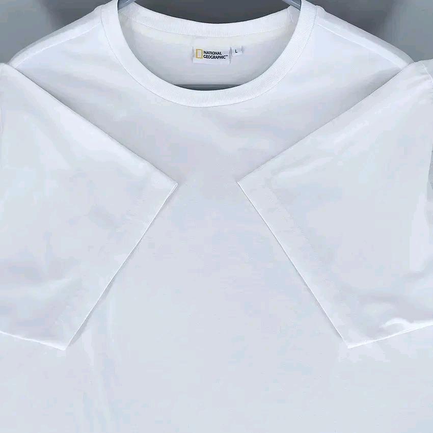 내셔널지오그래픽 남성 여름 프린팅반팔티 화이트L (HU45679) 4