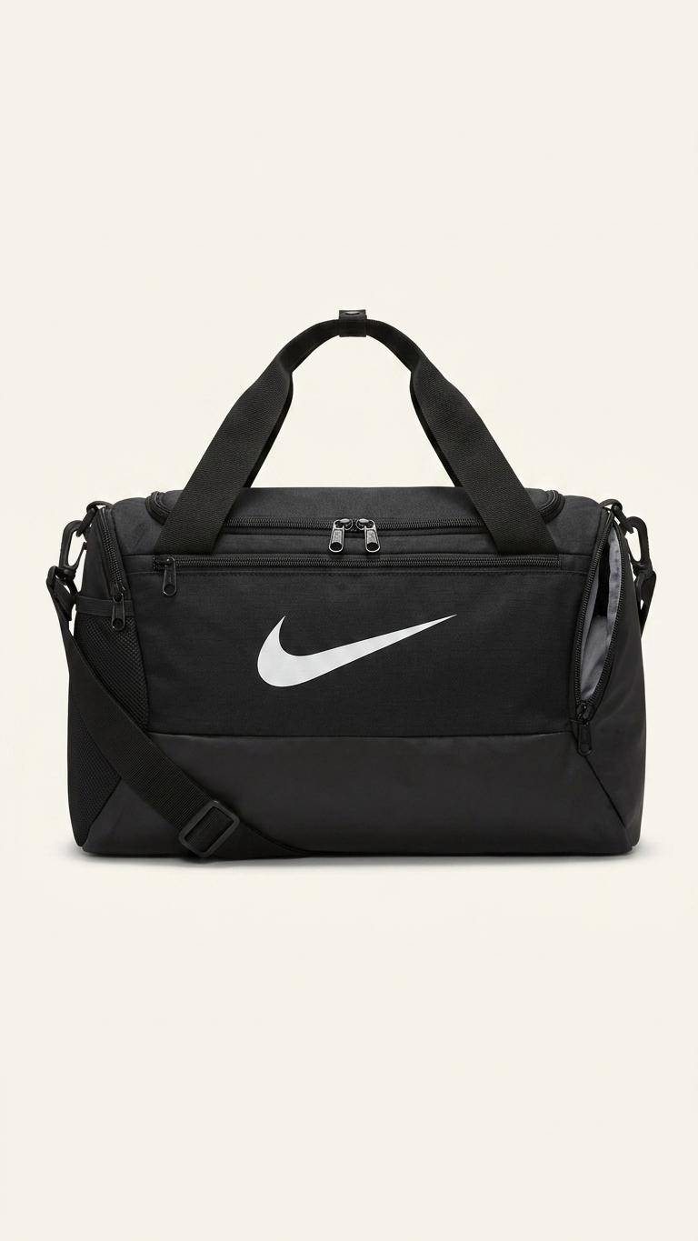 [NIKE] 나이키 스우시 더플백 보스턴 가방 블랙