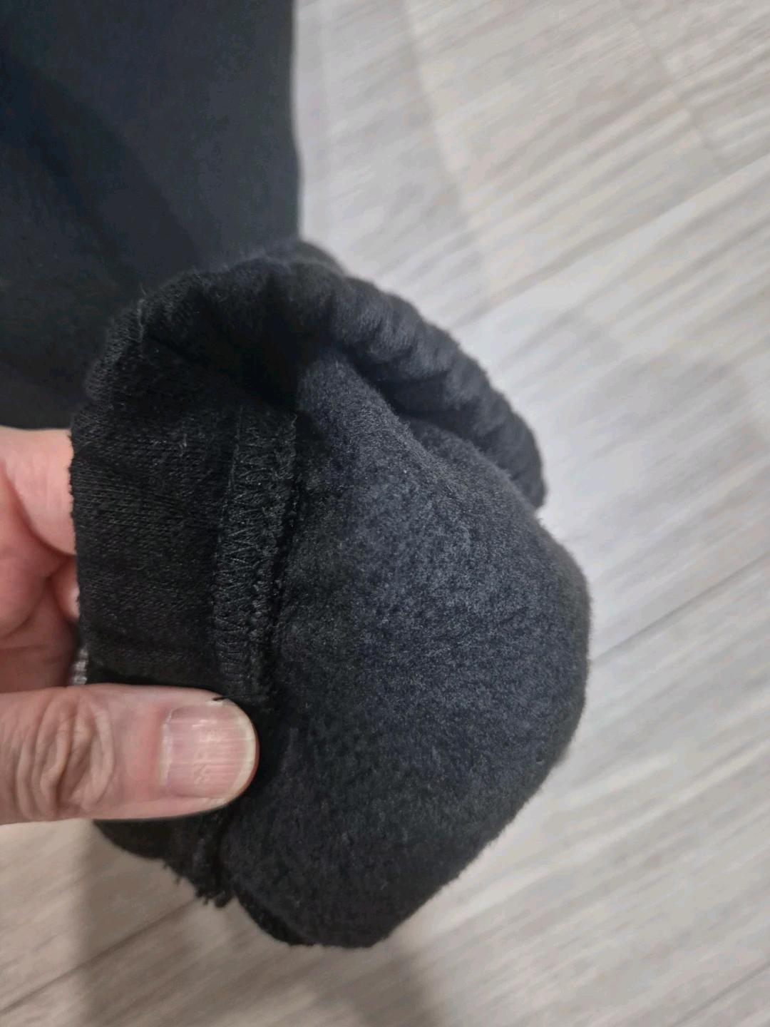 2XL 블랙 기모 조거 팬츠 6