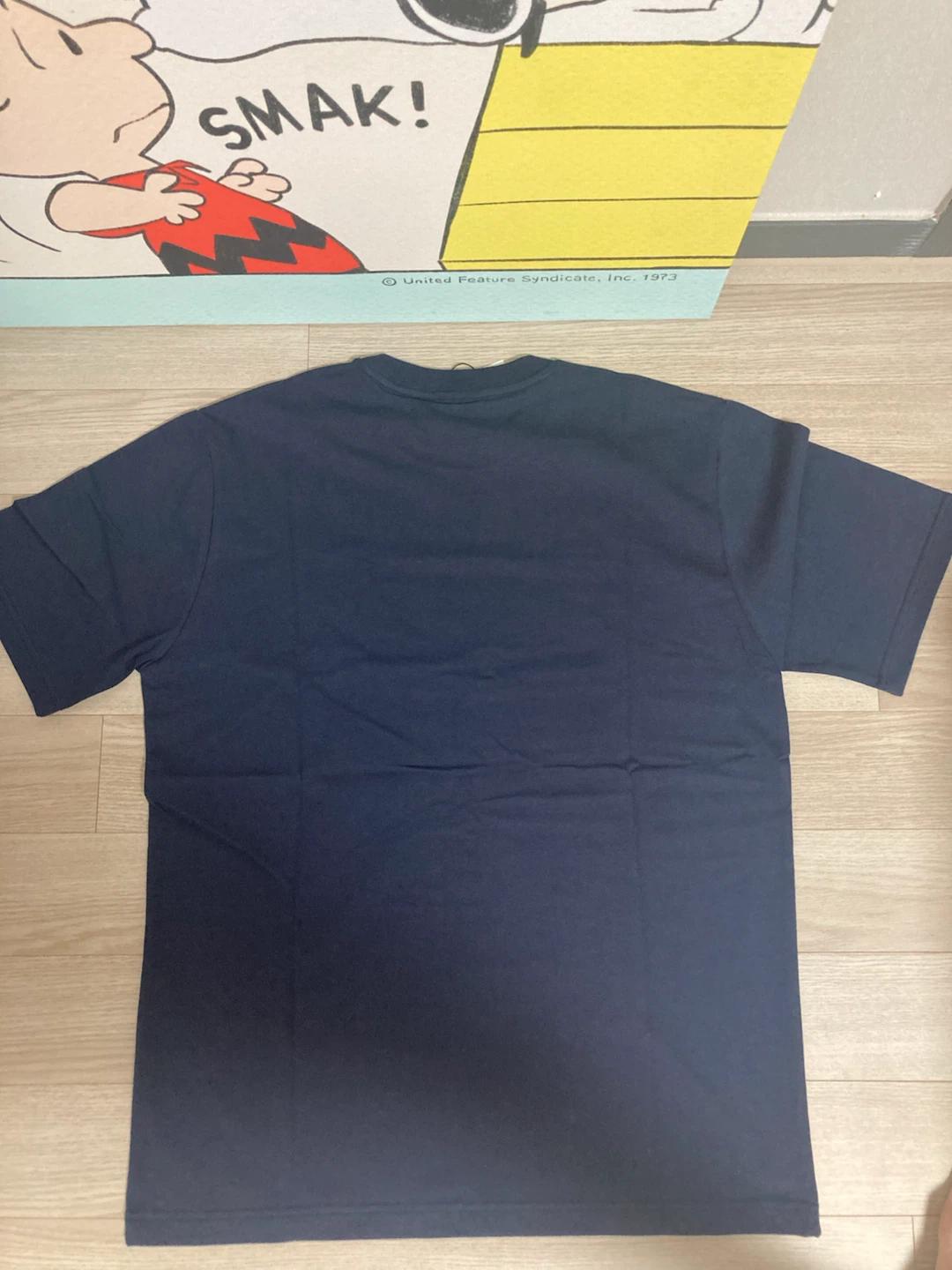 메종키츠네 폭스 반팔 네이비 XL 3
