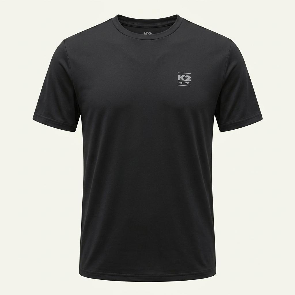 K2 기능성 반팔 티셔츠 블랙 1