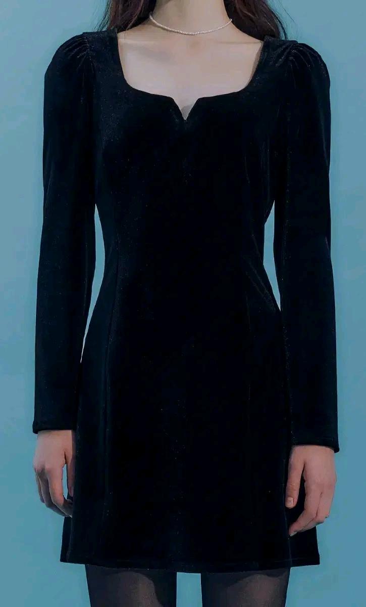 새상품 이바나 헬싱키 Olivia velvet dress, s 3