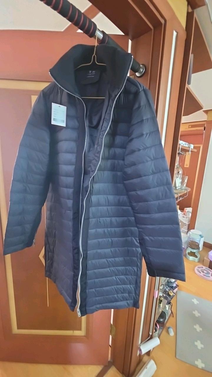 TH 경량 롱 패딩 점퍼 블랙 4