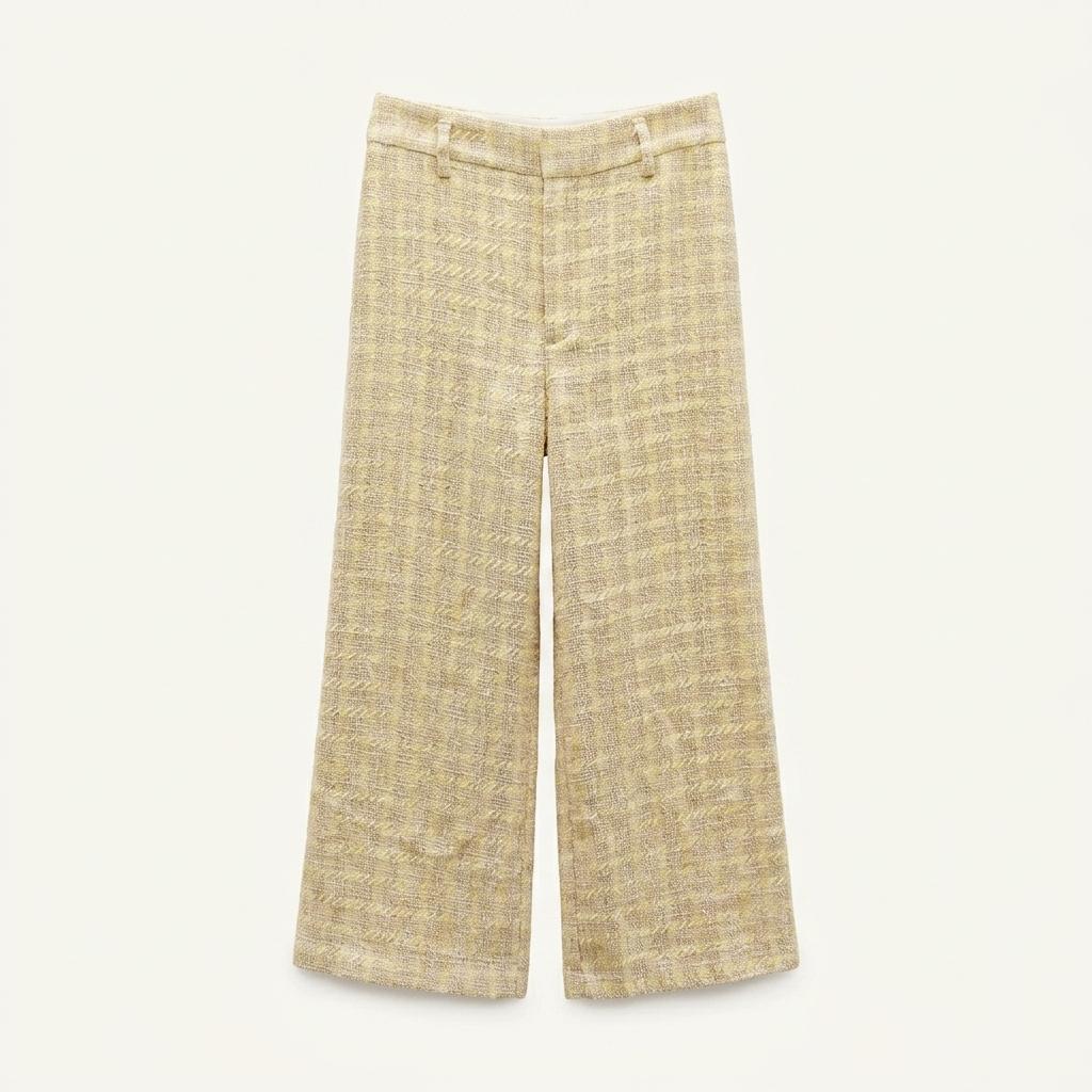 ZARA 여성트위드 와이드팬츠 M 진스센스 1