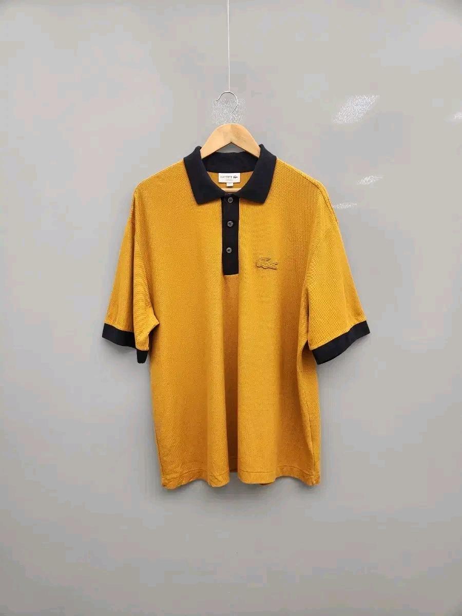 라코스테 정품 투톤 배색 루즈핏 카라티 2