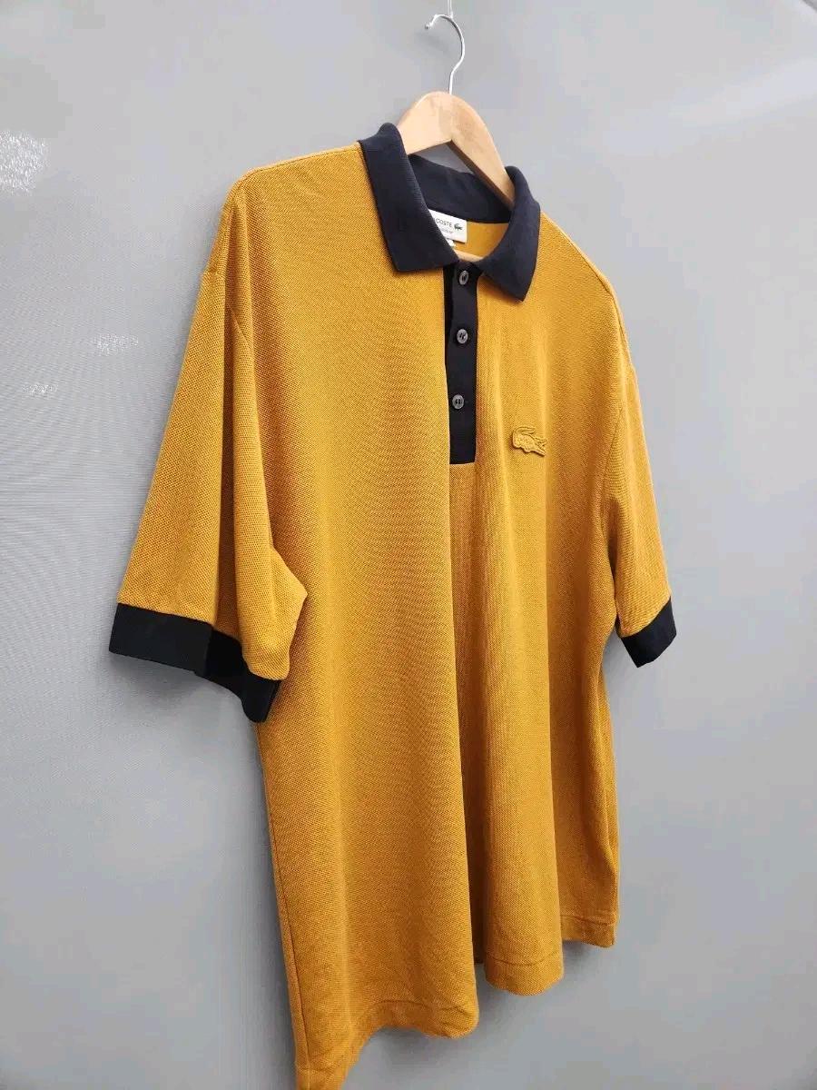 라코스테 정품 투톤 배색 루즈핏 카라티 3