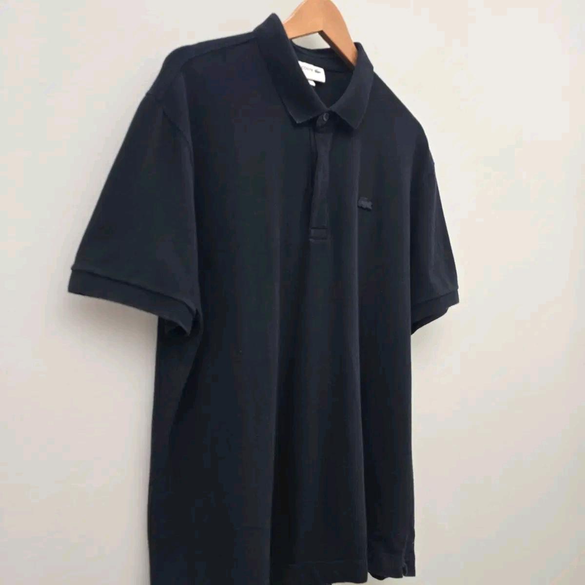 라코스테 정품 톤온톤 와펜 반팔 피케 셔츠 (블랙 / XL) 3