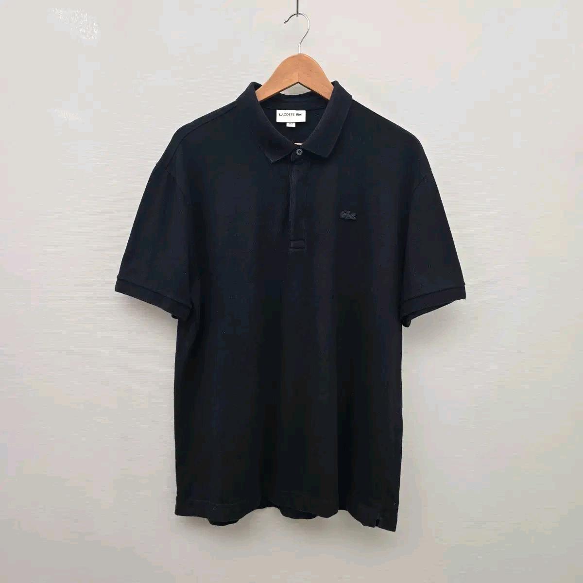 라코스테 정품 톤온톤 와펜 반팔 피케 셔츠 (블랙 / XL) 2