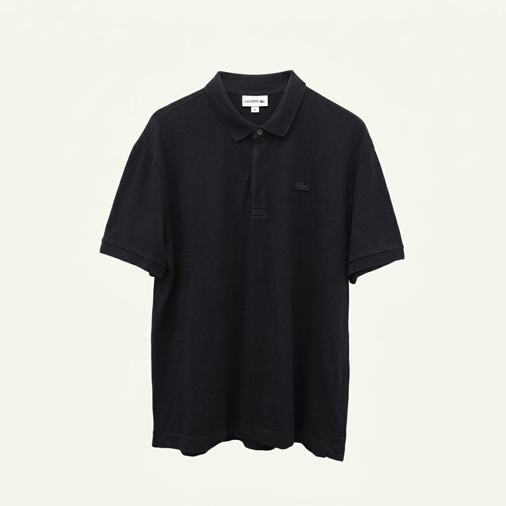라코스테 정품 톤온톤 와펜 반팔 피케 셔츠 (블랙 / XL) 1