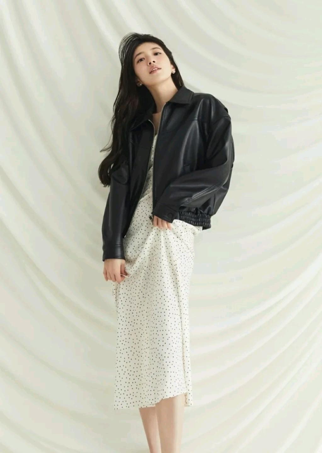 수지 게스 도트 원피스 5