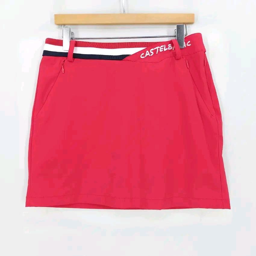 까스텔바작 여성 여름 스판 미니스커트 레드 (HU45734) 2
