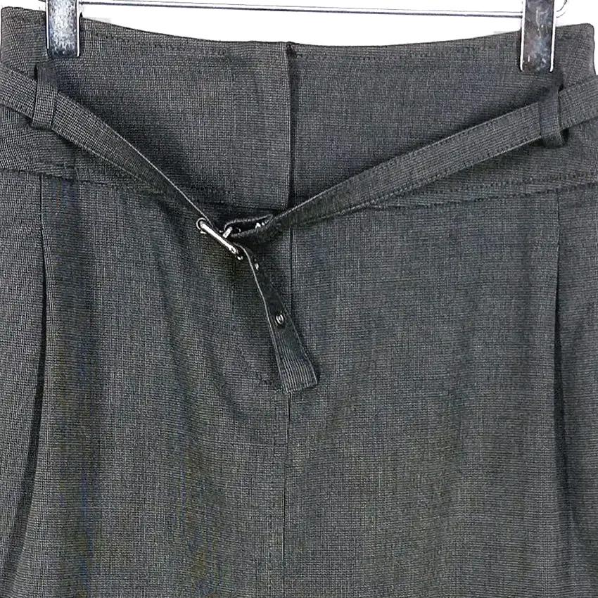 막스마라 벨트 잔패턴 춘하 스커트 다크그레이34 (HU38216) 4