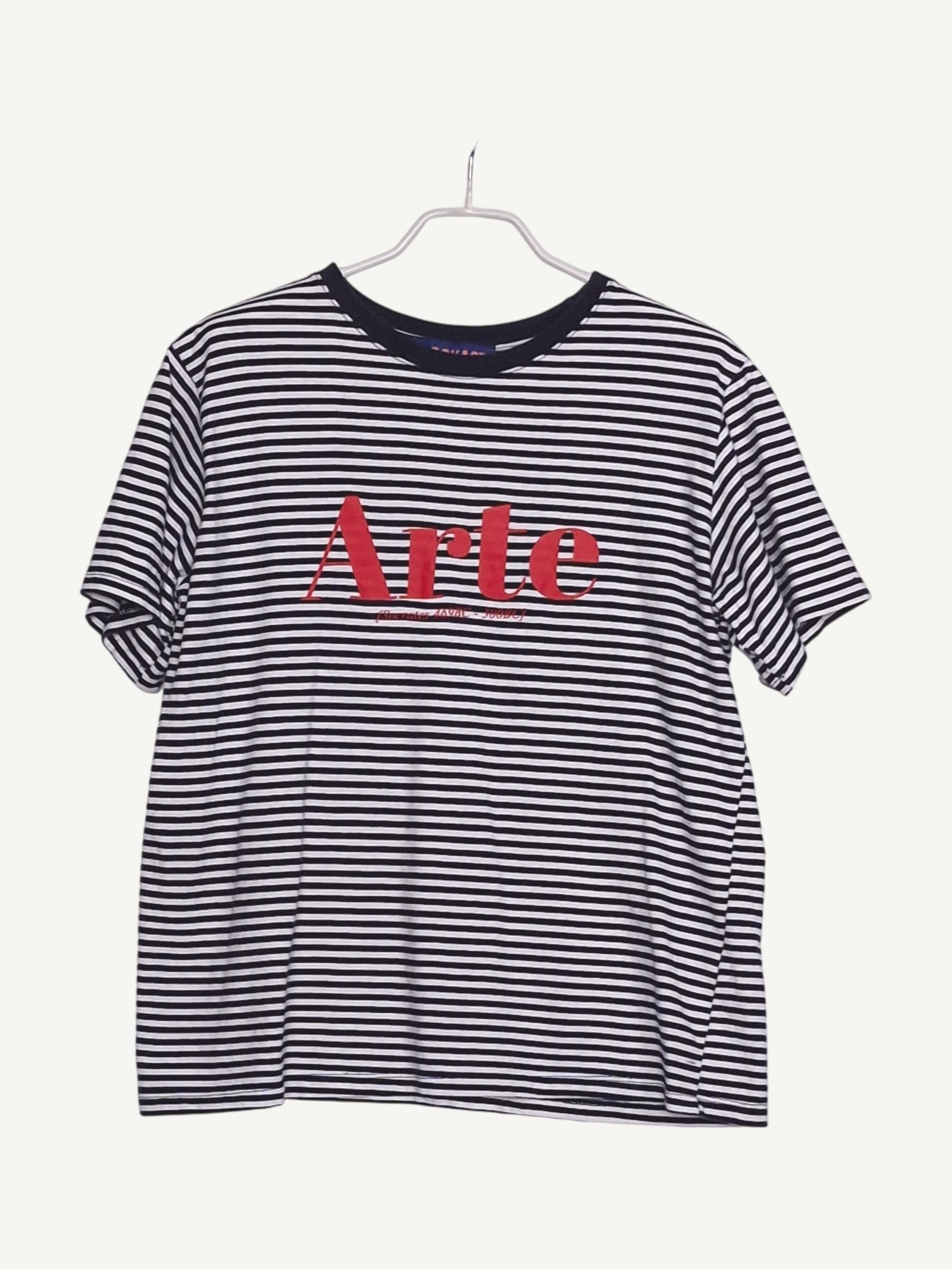 룩캐스트 LOOKAST 스트라이프 반팔티셔츠 ONE SIZE [A563] 2