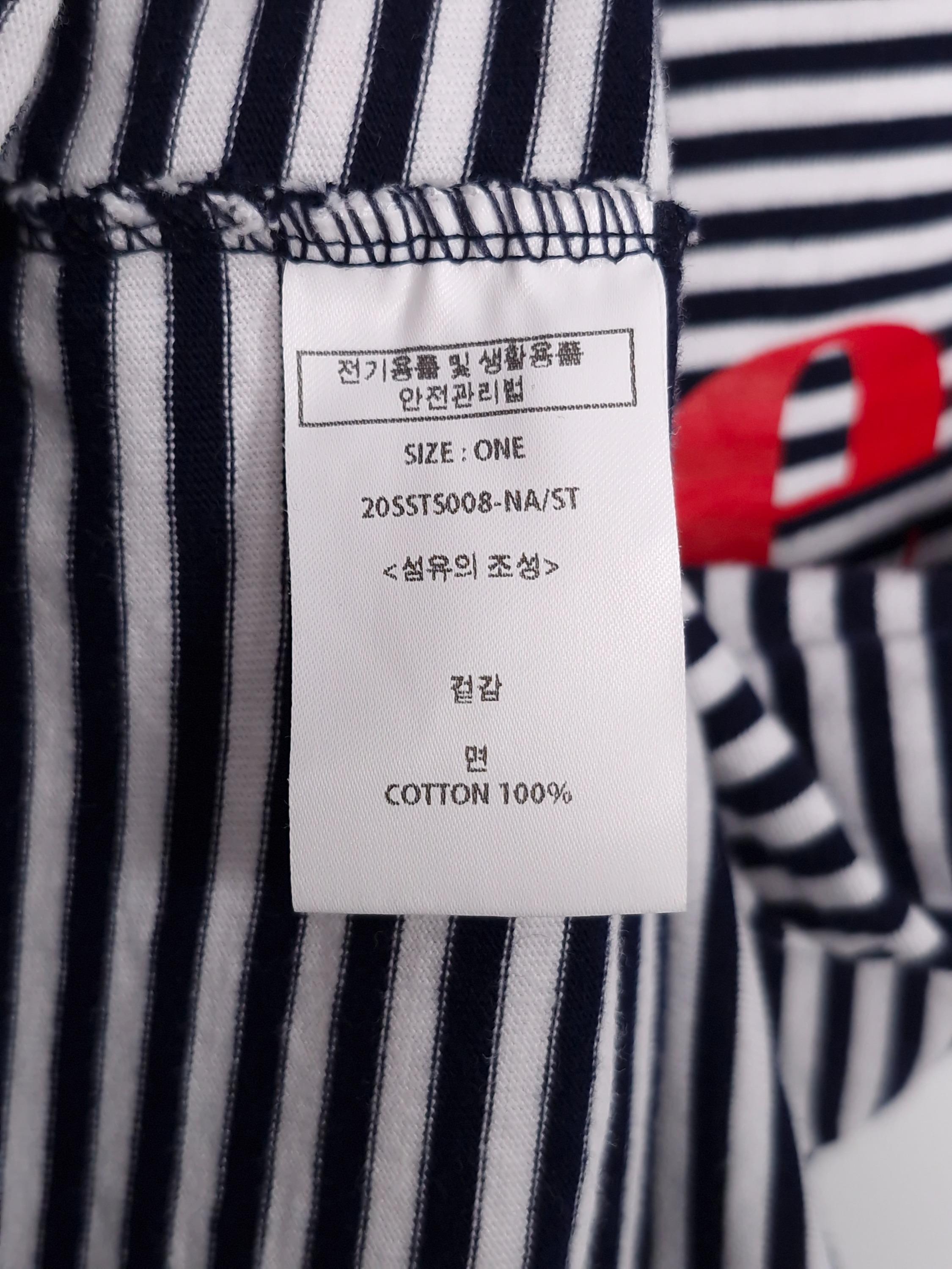 룩캐스트 LOOKAST 스트라이프 반팔티셔츠 ONE SIZE [A563] 5