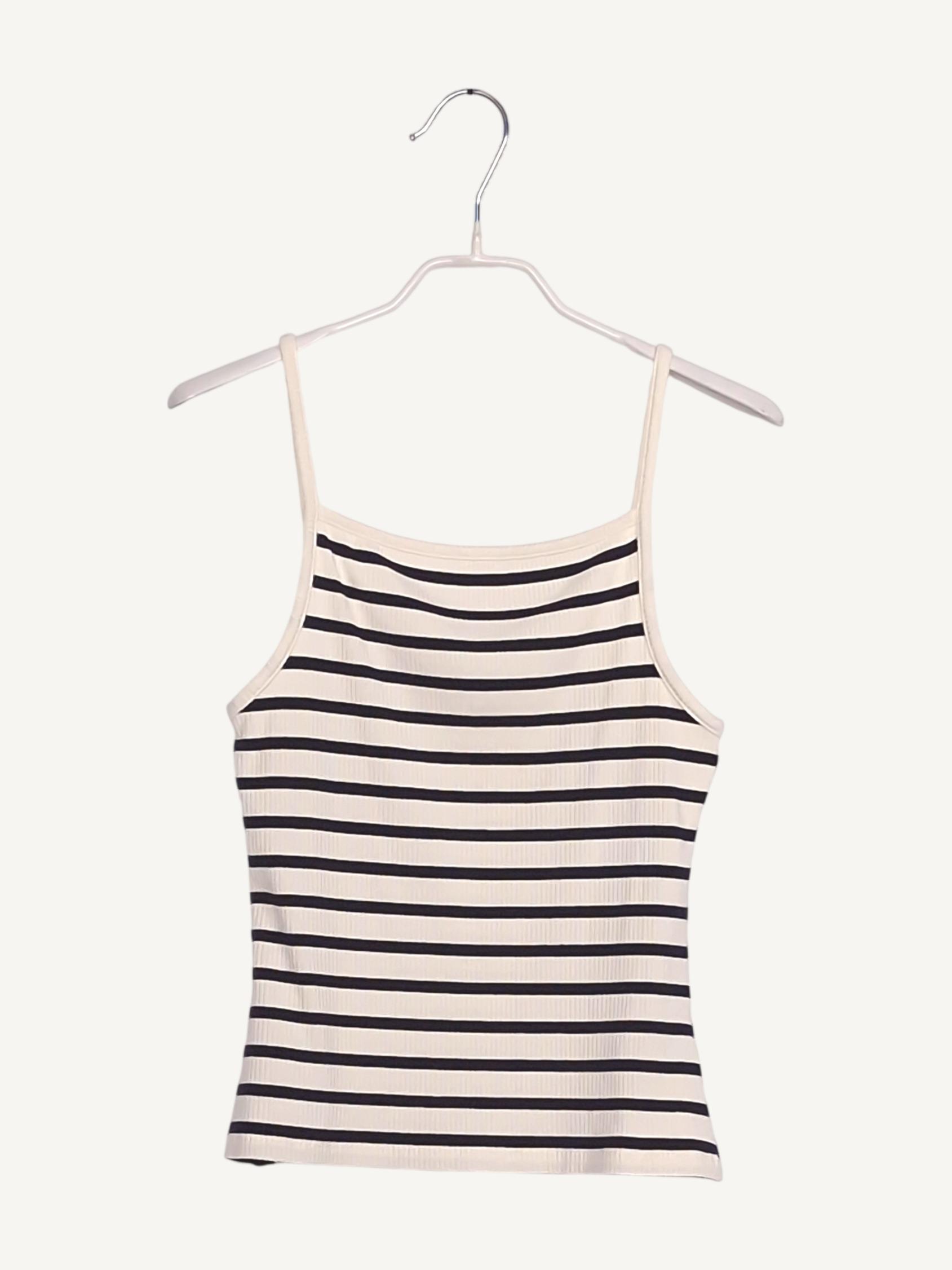 앤아더스토리즈 스트라이프 민소매 나시 티셔츠 EUR XS [A576] 2