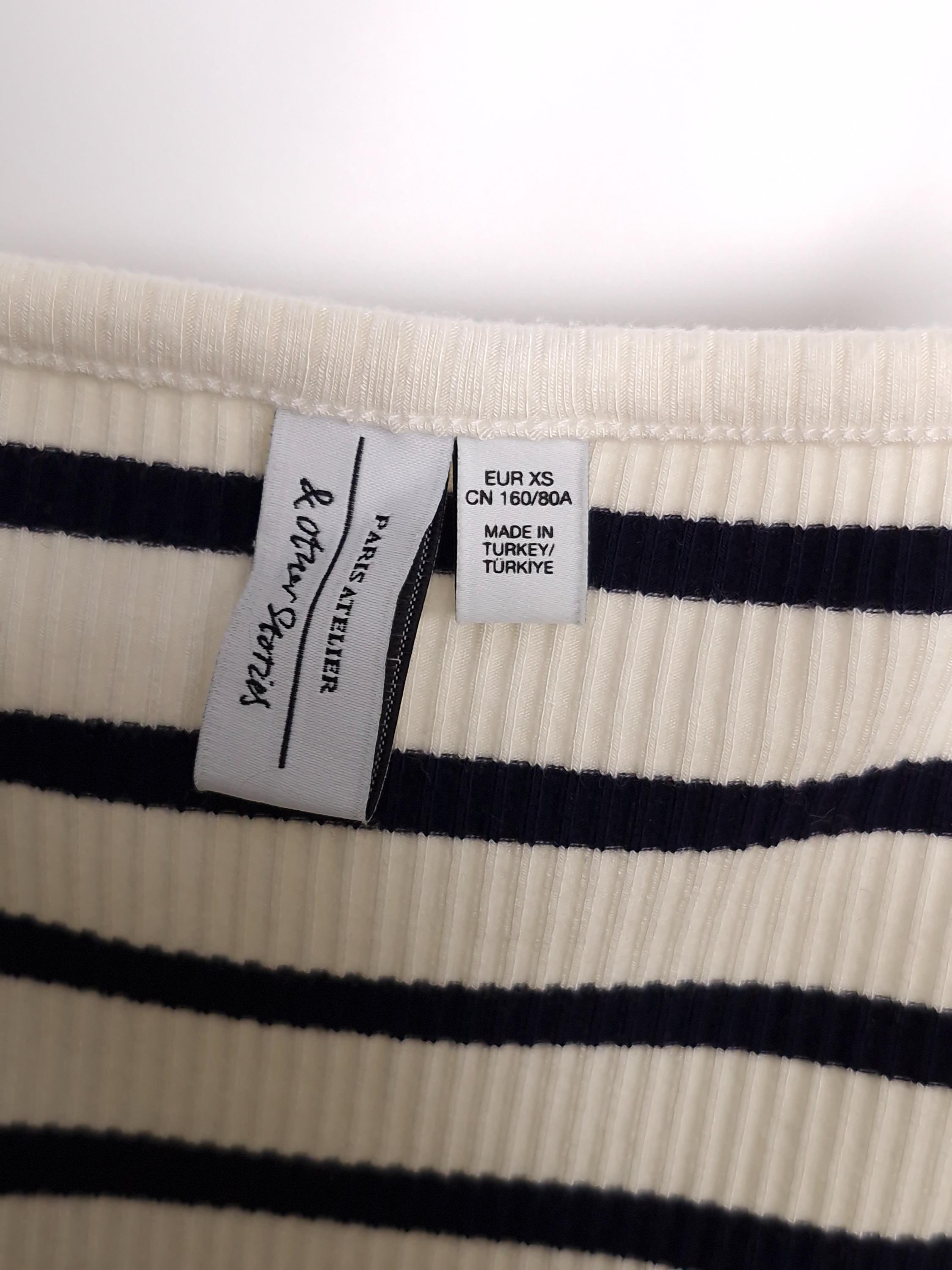 앤아더스토리즈 스트라이프 민소매 나시 티셔츠 EUR XS [A576] 4