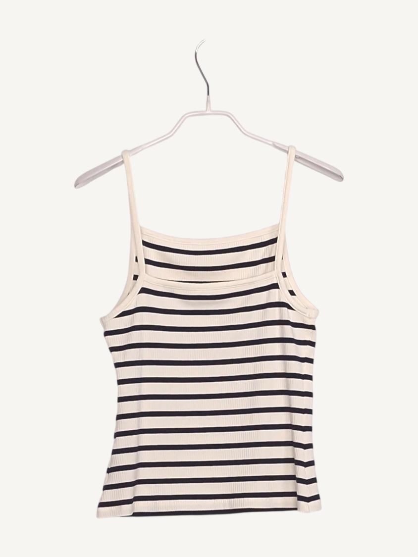앤아더스토리즈 스트라이프 민소매 나시 티셔츠 EUR XS [A576] 3