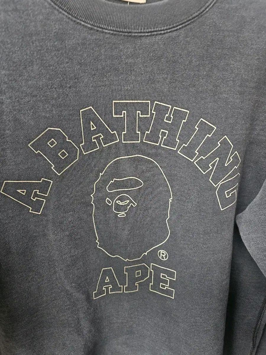 베이프 A BATHING APE 맨투맨 네이비 4