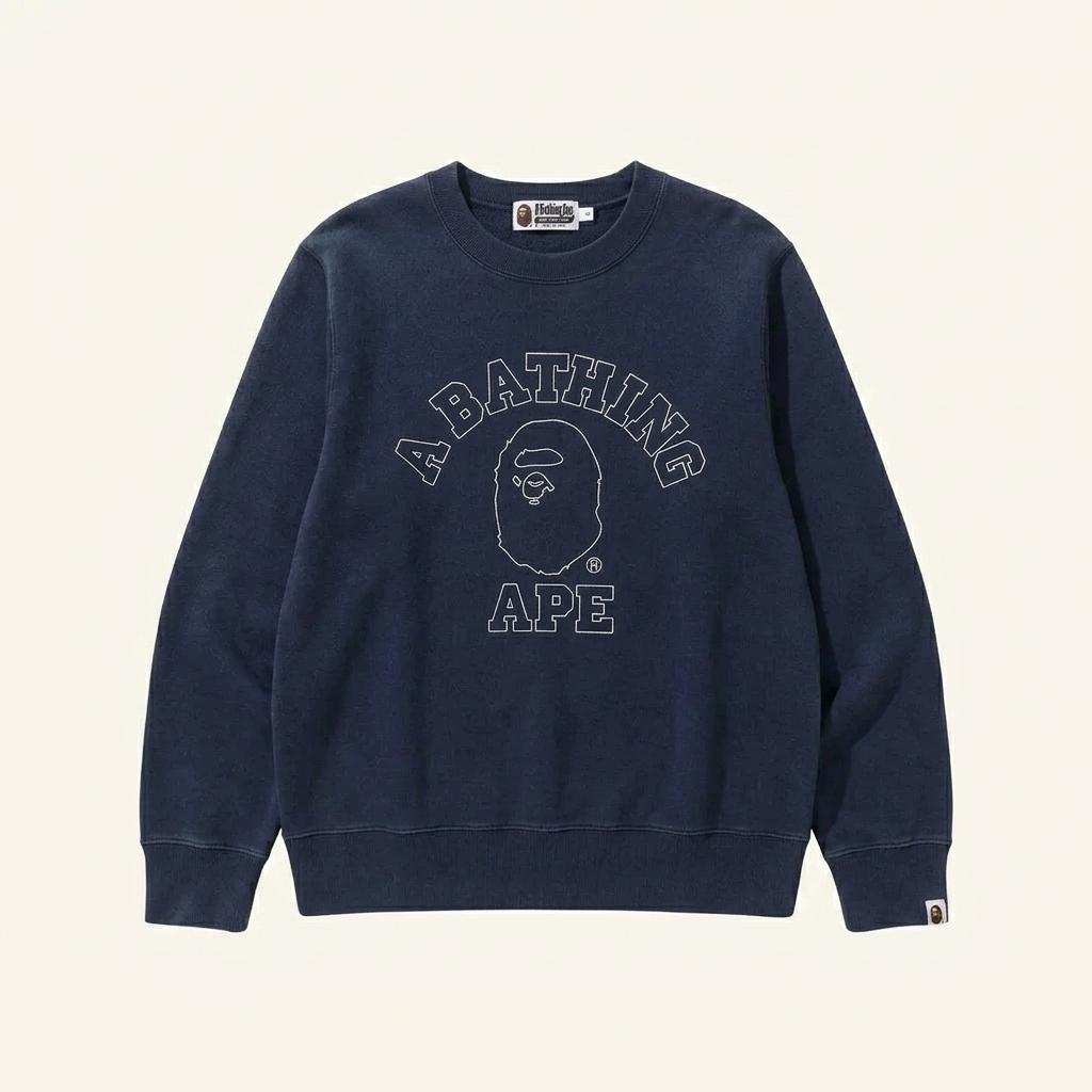 베이프 A BATHING APE 맨투맨 네이비 1