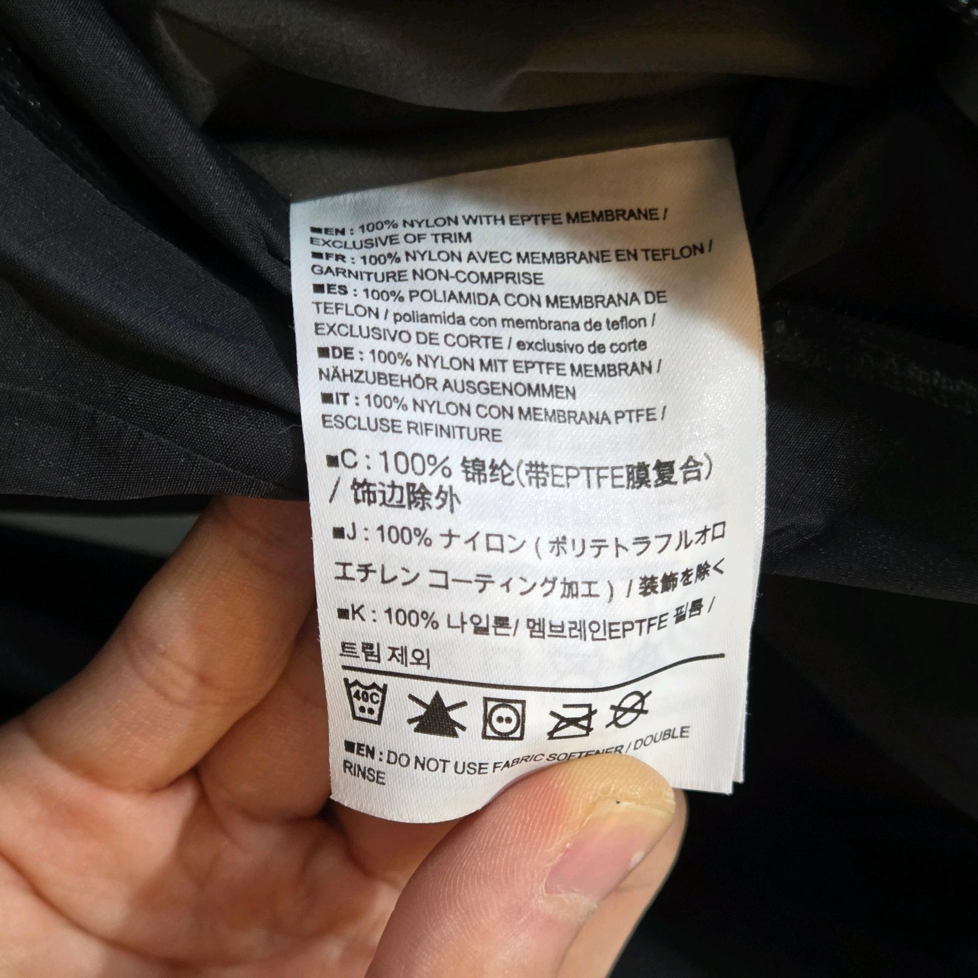 xs 아크테릭스 제타 SL 나일론 자켓 C626 4