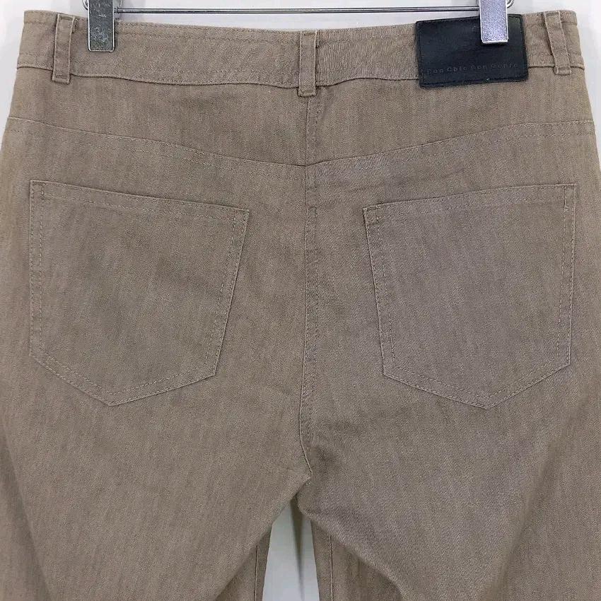 비씨비지 여성 춘하 약스판 8부 마혼방팬츠 브라운 (HU45757) 4