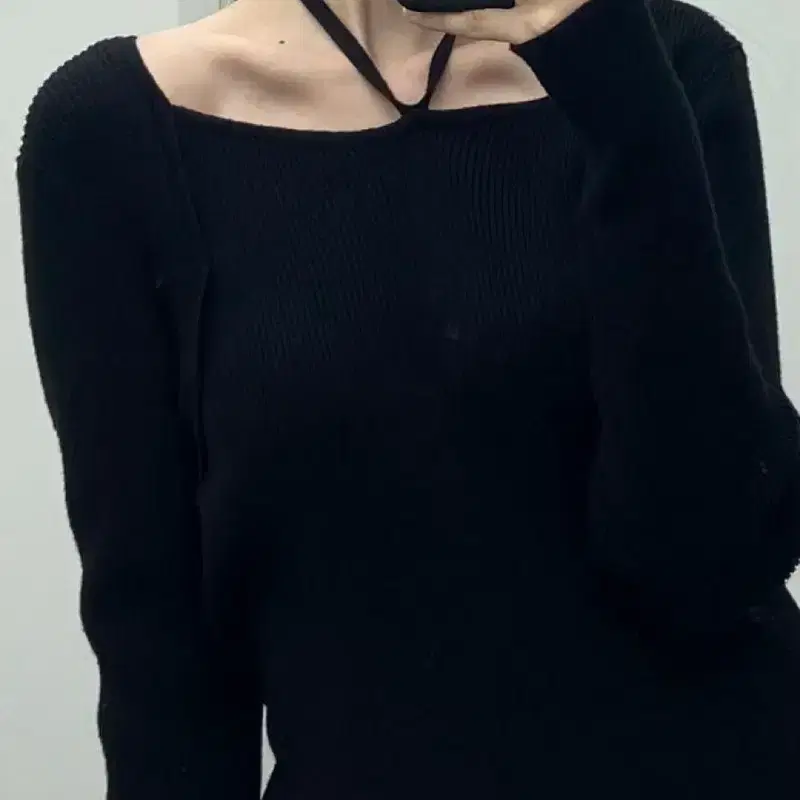 룩캐스트 로사 스트랩 니트 3