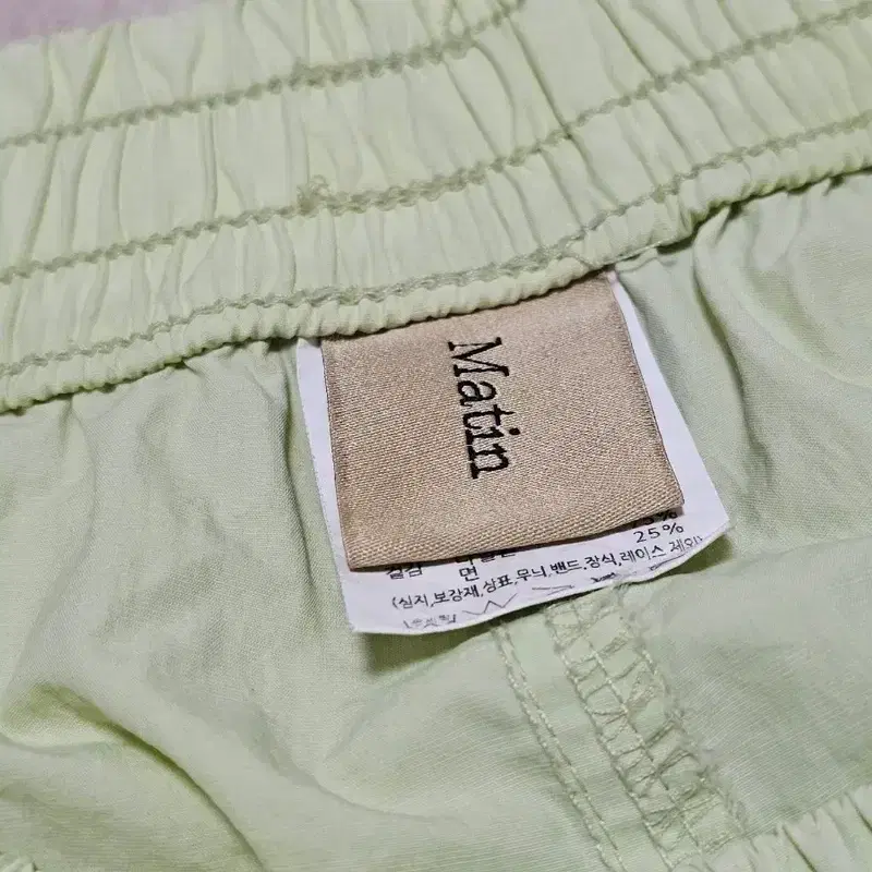 마뗑킴 이지 쇼츠 (MK2236PT041MO/라임) 5