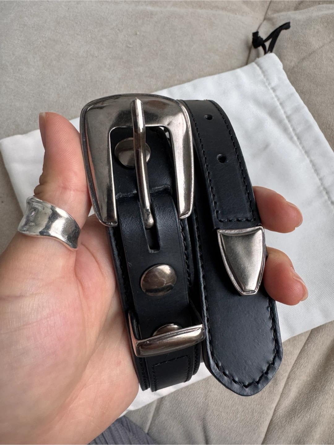 LEMAIRE 르메르 미니멀 웨스턴 벨트 3