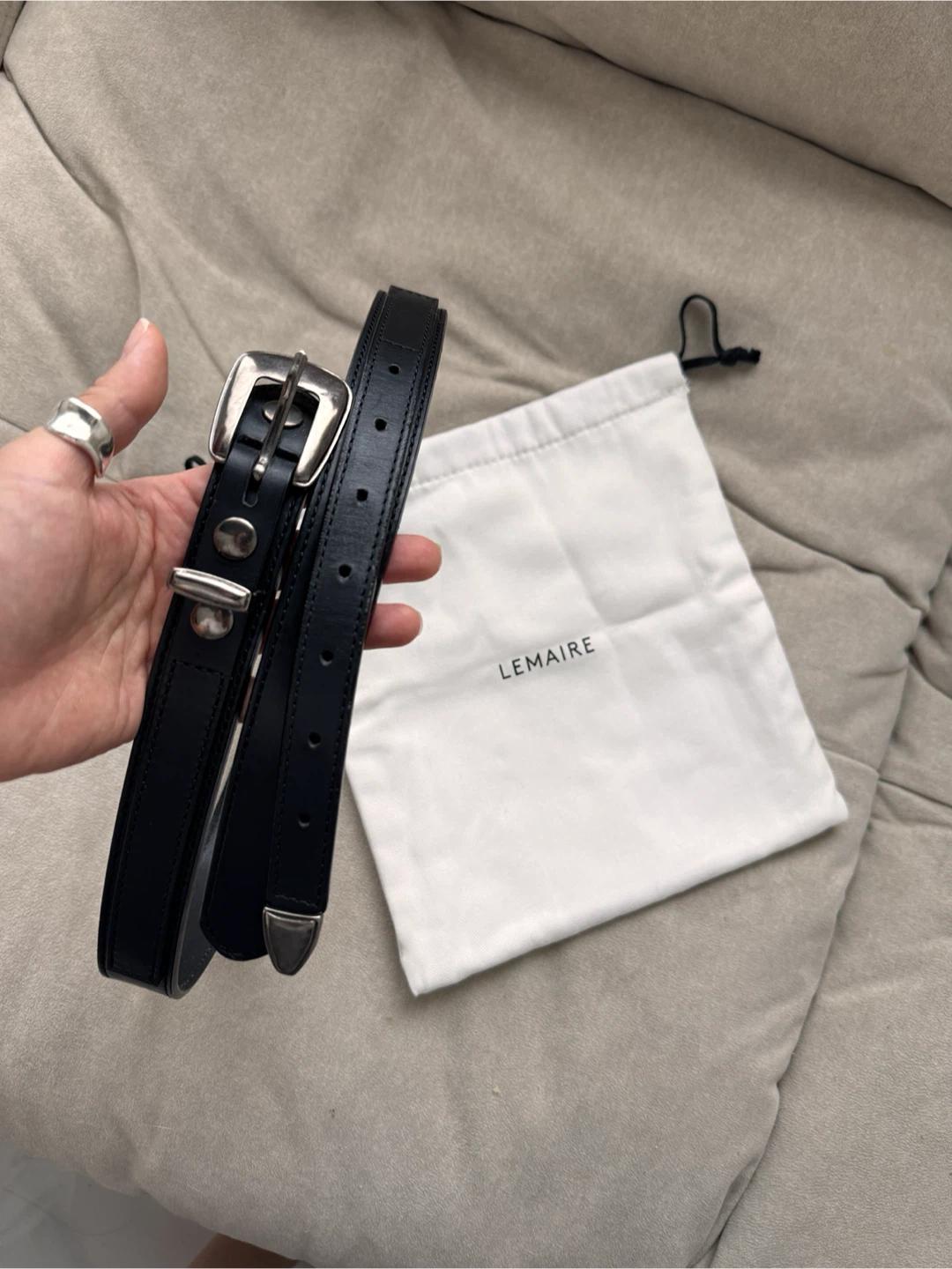 LEMAIRE 르메르 미니멀 웨스턴 벨트 2