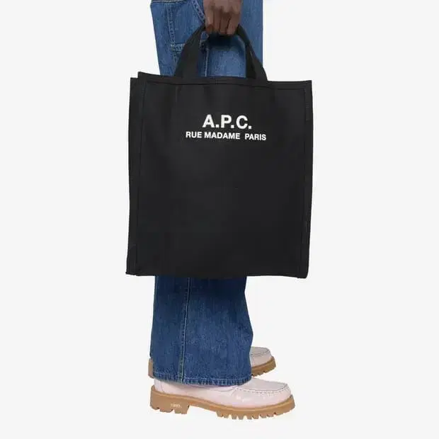 26년신상 APC 아페쎄 정품 리쿠퍼레이션 숄더백 겸 토트백 다크 네이비 6