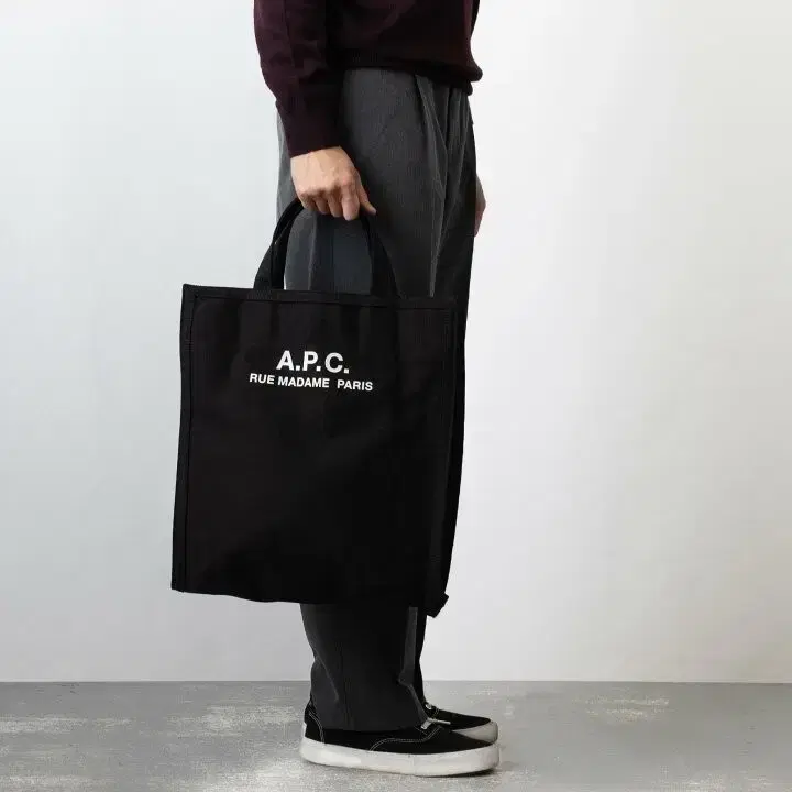 26년신상 APC 아페쎄 정품 리쿠퍼레이션 숄더백 겸 토트백 다크 네이비 7
