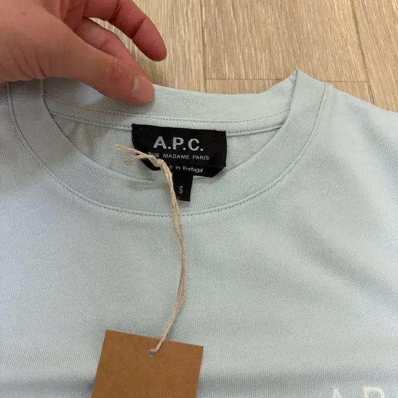 아페쎄 A.P.C. 반팔 티셔츠 페일블루 S 7
