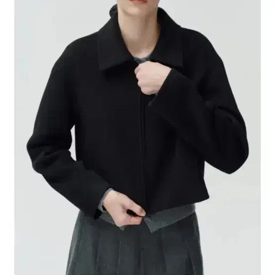 드파운드 울 크롭 집업 자켓 새상품 7
