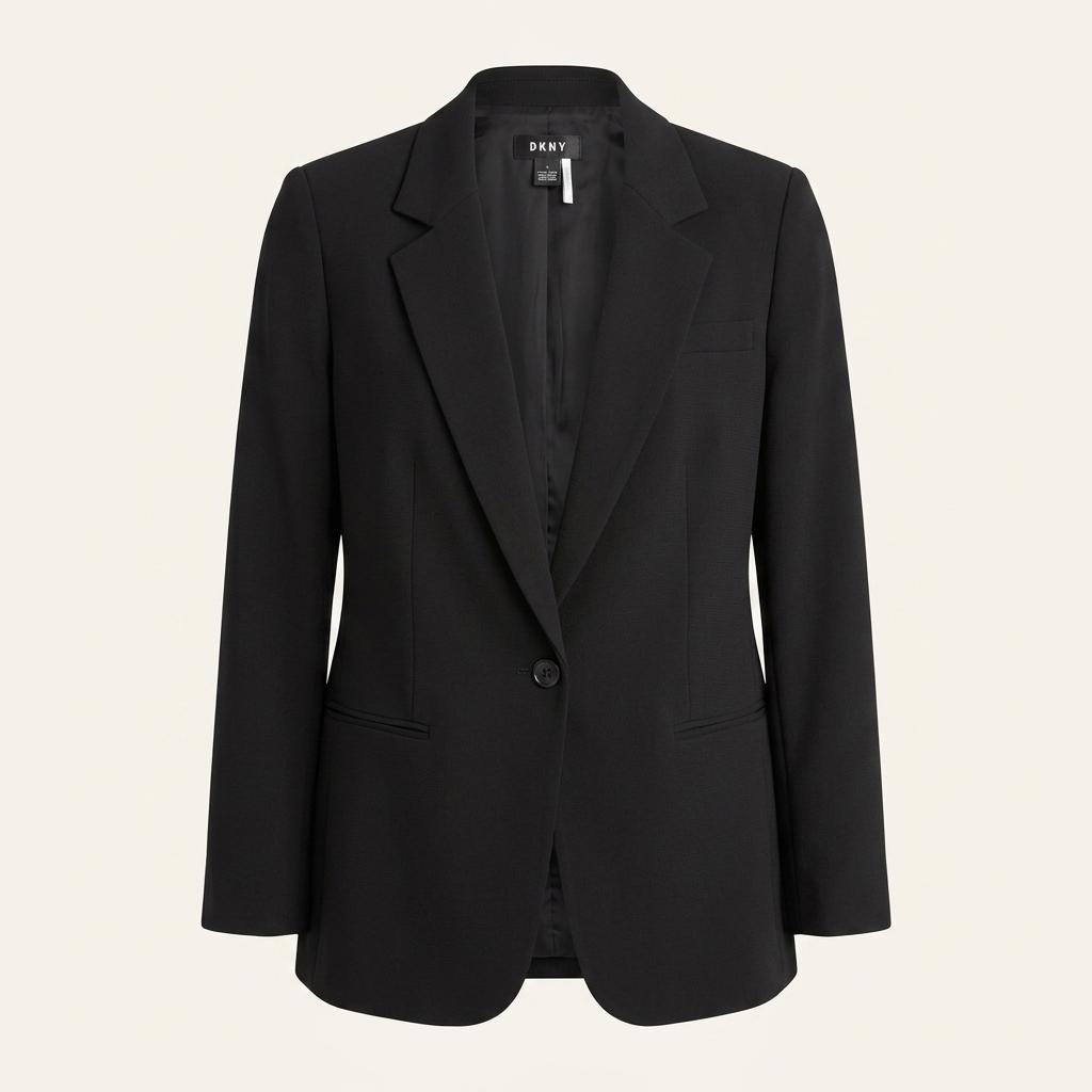 DKNY 블랙 베이직 싱글 재킷 1