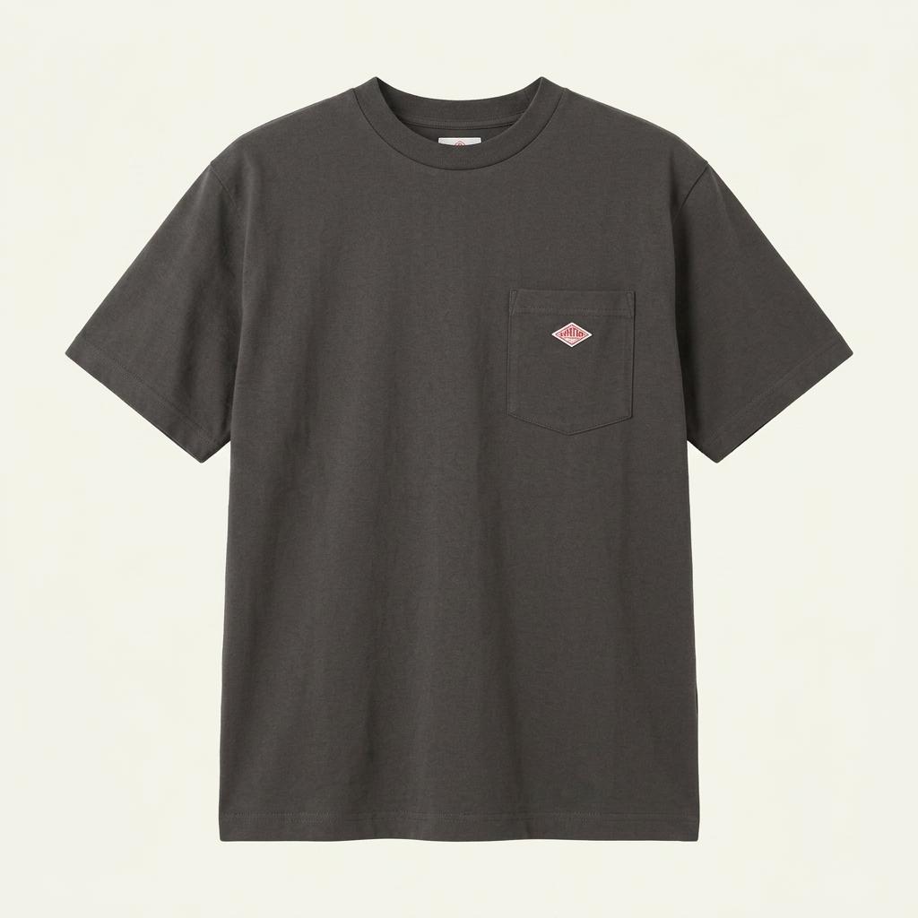 단톤 포켓 반팔 티셔츠 COAL GREY  1