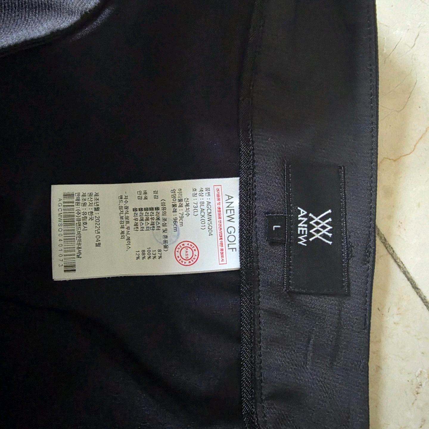 ANEW GOLF 블랙 플리츠 스커트 L사이즈 4
